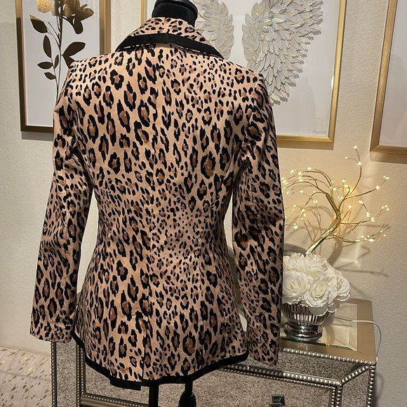 Leopard print blazer - SIZE 2 - Picture 6 of 8